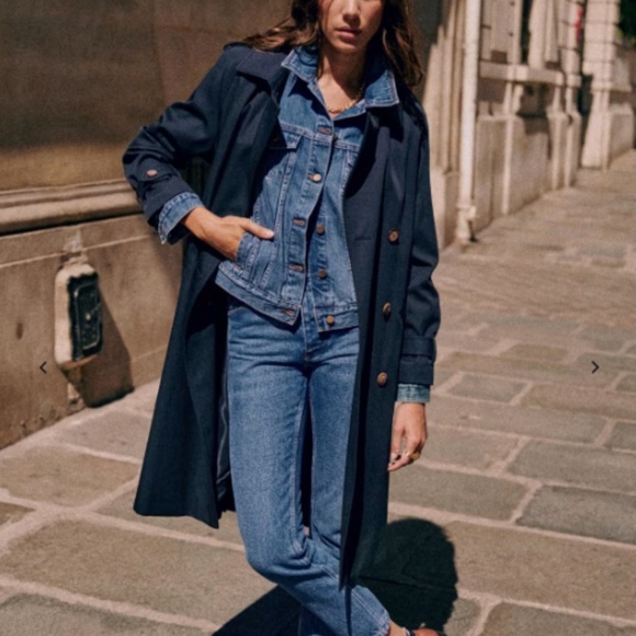 NWT Sezane Scott Trench - Picture 8 of 8